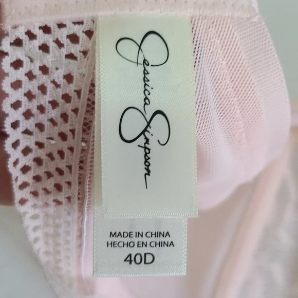 Jessica Simpson Women's Full Figure Bra Underwire Padded Peach Size 40D - Picture 6 of 7